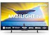 Philips Ambilight 55PUS8109 4K LED Smart TV - Display 55’’ con piattaforma Titan OS, Pixel Precise Ultra HD e Dolby Atmos Sound, funziona con Alexa e Google Voice Assistant - Cromato Satinato