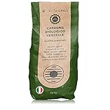 Carbone Biologico Vegetale di Legna di Faggio e Leccio 2.5 kg | Carbone per Barbecue, Grill, Grigliata InstaGrill o Barbecue da Tavolo Senza Fumo