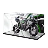 TRUSTFAR Vetrina in acrilico antipolvere progettata per Lego 42170 H2R modello di blocchi di costruzione di moto, scatola antipolvere, scatola trasparente, scatola espositiva compatibile con Lego