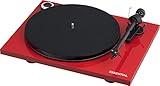 Pro-Ject Essential III Giradischi, Rosso