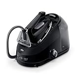 Braun CareStyle5 IS5249BK Ferro da Stiro con Caldaia con 5 Anni di Assistenza, 150g/min Vapore, Riscaldamento Veloce, Modalità iCare, Stiratura Verticale, Serbatoio 2L Rimovibile, 2400W, Nero