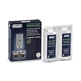 De Longhi Dlsc200 Ecodecalk Decalcificante Naturale Per Tutte Le Macchine Da Caffè, Con Ingredienti Da Materie Prime Naturali, Biodegradabile, Made In Italy, Monodose da 100ml ciascuno