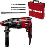 Einhell Tassellatore TC-RH 620 4F Kit (620 W, percussione pneumatica, forza di percussione 2,2 J, tassellatura, foratura, scalpellatura con e senza fissaggio, SDS-Plus, blocco interruttore)