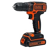 BLACK+DECKER BDCDC18K1-QW trapano avvitatore 18 V, nero