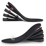 4 Strati Aumento di Altezza Solette Cuscino d aria Alzatacco 3-9cm Regolabile Unisex Confortevole Scarpe Rialzate(1 Pairs)