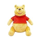 Disney Store peluche ufficiale Winnie the Pooh, 32 cm, orsetto morbido e adorabile con la classica maglietta rossa e dettagli ricamati - Per tutte le età