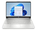 HP Laptop 15s-fq5002sl Notebook, Intel Core i7-1255U, RAM 16GB, SSD 512GB, Intel Iris Xe, Display 15.6” FHD SVA, Antiriflesso, Lettore SD e Impronte Digitali, Webcam HD, Windows 11 Home, Argento