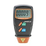 Tachimetro Digitale, Akozon DT-2234C + Contagiri Portatile Senza Contatto con Memorizzazione Automatica Dati Modalità Fotoelettrica Velocità Tach con Tachimetro Mini RPM Tester