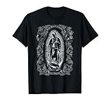Madonna Guadalupe Vergine Maria Regalo Cristiano Uomo Donna Maglietta