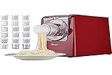 Sirge PASTAMAGIC Macchina per la Pasta, 300 W - 22 Trafile - 900gr di Pasta verticale per non farla appiccicare. 4 programmi automatici - inclusi accessori per ravioloni omaggio