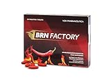 BRN Factory. 40 compresse rosse per raggiungere i risultati desiderati più velocemente. Formulazione creata in sinergia con la natura. Con chili, cromo, niacina e vitamine. (Attivo)