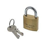 CISA 121010300, Lucchetto Bici Locking Line, Ottone, 30 mm