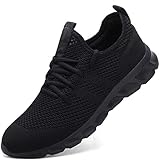 Damyuan Scarpe da Ginnastica Uomo Mesh Nero 46 EU