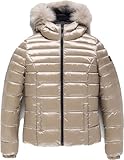 RefrigiWear Giubbotto Donna Mead Fur Jacket 23AIRW0W97601RA Imbottitura in Piuma 90-10 ad Iniezione Diretta Colore New Beige Misura 44 (M)