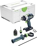 Festool Trapano avvitatore con percussione a batteria QUADRIVE TPC 18/4 I-Basic