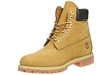 Timberland 6 Inch Premium Waterproof, Stivali Stringati Uomo, Giallo (Wheat Nubuck), 50 EU