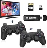 Retro Game Stick, Retro Game Console 128G, Retro Gaming Console, Wireless Retro Game Stick, Plug and Play Video Game Stick Built in Game (128G)