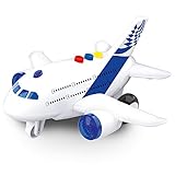 BABY CHALLENGE - Aereo a Lungo Raggio - Veicolo di Trasporto - 021170-1/400 - Pronto a Correre - Batterie Incluse - Veicolo a Frizione - Bianco - Sonoro e Luminoso - Plastica - A Partire dai 3 Anni