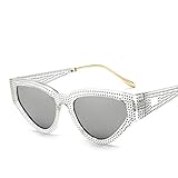 Fasion Sunglasses Occhiali da Sole Luxury Fashion Triangle Occhiali da Sole Donna Designer Diamond Cat Eye Occhiali da S