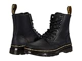 Dr. Martens 8 Eye Boot, Anfibi Unisex-Adulto, Black Wyoming, 45 EU