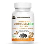 Hyper Turmeric Curcuma e Piperina Plus 1000mg - Formula con Curcumina, Piperina e Zenzero ad Alto Dosaggio - Antiossidante e Antinfiammatorio Naturale. 60 Compresse Made in Italy