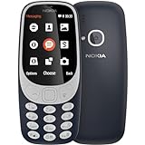 Nokia 3310 Telefono cellulare 2.4" ((6,1 cm) 2 MP, Bluetooth, 1200 mAh, Dual SIM)), Blu scuro [Germania]