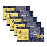 by Amazon Caffè alla Vaniglia, Capsule in alluminio di compatibili Nespresso, 100 unità (5 confezioni x 20) - Certificato Rainforest Alliance
