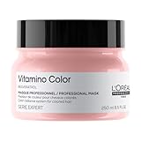 L Oréal Professionnel Paris | Maschera professionale per capelli colorati Vitamino Color Serie Expert, Formula idratante anti-sbiadimento, 250 ml