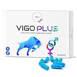 Mekià®Vigo Plus 30 Capsule per il Vigore Maschile con L-Arginina Naturale al 100% + Maca peruviana Ginseng,Guaranà e Ashwagandha. Forte energizzante