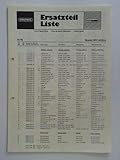 Grundig Ersatzteil-Liste 11/78. Studio RPC 400/a