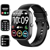 Smartwatch Uomo Donna, 1.91" Orologio Fitness con Effettua/Risposta Chiamate, 110+ Sportive Fitness Tracker, Sonno Cardiofrequenzimetro, Contapassi/Cronometro/Impermeabil IP68 Smart Watch Android iOS