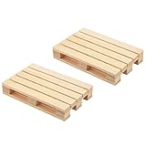 2PZ 120X80Mm Decorazione per Pallet nel Legno per 1/10 RC Crawler Car Axial SCX10 90046 TRX4 Redcat