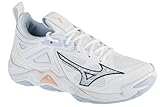 Mizuno, Scarpe da pallavolo Donna, Bianco, 40.5 EU