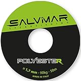 Salvimar Poliestere, Sagola Unisex Adulto, Black Green, 50mt