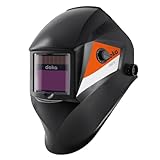 DOKA Casco per Saldatura, DIN 4/9-13, Maschera per Saldatura, 93x43mm, Casco per Saldatura, Casco per Saldatura, per MMA MIG MAG TIG, Maschera Automatica, Saldatura, Maschera per Saldatura, PRO5