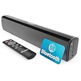 Majority Bowfell 2.1 Bluetooth Soundbar für TV Geräte, PC Lautsprecher, Fernbedienung im Lieferumfang enthalten, kompakt, mit Cinch-Kabel und optischem Eingang