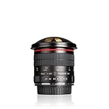 Meike 8mm f/3.5 Ultra Wide Angle Manual Focus Rectangle Fisheye Lens for APS-C DSLR Nikon D500 D3200 D3300 D3400 D5200 D5300 D5500 D5600 D7100 D7200 D7500 DSLR Cameras