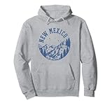 New Mexico Vintage Outdoors Mountain Graphic Felpa con Cappuccio