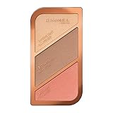 Rimmel London Sculpting Palette, Set Completo Contouring Viso: Illuminante, Terra e Blush, Coral Glow