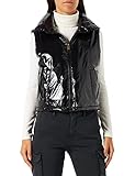 Pinko Gracia Crystal Nylon Piumino Gilet, Nero (Limousine), 36 Donna