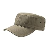 Atlantis - Army - Cappellino con Visiera Modello Militare - Adulti/Unisex (Taglia Unica) (Verde)