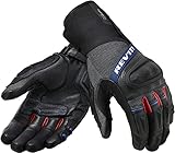 REV IT! Revit Sand 4 H2O Guanti da Moto (Black/Red,L)