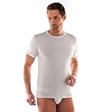 Liabel 3 t-Shirt Corpo Uomo Bianco Caldo Cotone Mezza Manica Girocollo 02828/e23 … (5/L)