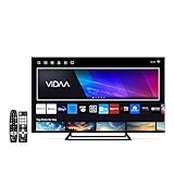 TELE System Smart TV 40 pollici Full HD Certificato CAM tivùsat HD TS40 FL4K SMV13, Doppio telecomando, HbbTV, HDR10 HLG, Televisore LED frameless powered by VIDAA