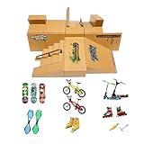 Kidsdream - Kit di rampe per skateboard, con 19 rampe, scooter, biciclette e tavole girevoli