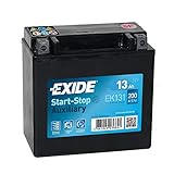 Exide Ek131 - Batteria AGM per auto, 12 Ah