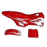 HMParts Pit Bike/Dirt Mini Cross Set Carenatura Rosso