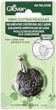 Clover Yarn Cutter Pendant Antique, Silver