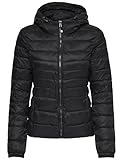 Only Short Quilted Jacket Giacca, Nero (Black), L Donna