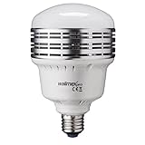 Walimex Pro LED Lampe LB-25-L für Foto/Videoaufnahmen/Schaufenster (E27 Sockel, 35 Watt, 3500 Lumen, 5500K, entspricht Tageslicht, flackerfrei)